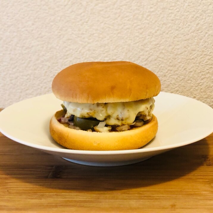 スパイシーチーズバーガー